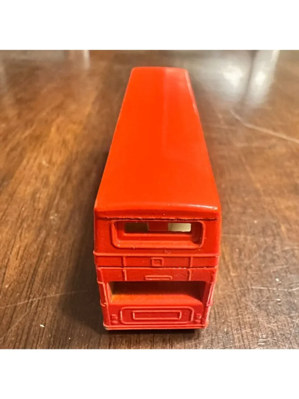 Vintage Matchbox 1972 Red Double Decker Bus 